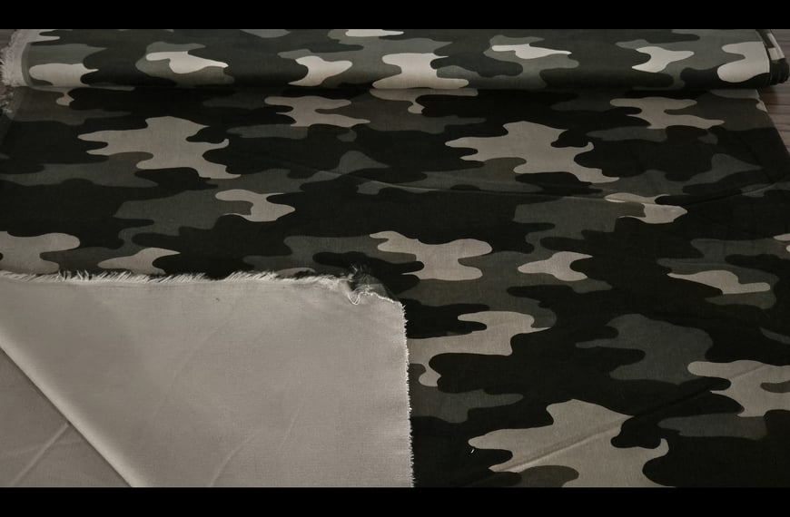 Corduroy with Thin Stripe Cotton Polyester Elastin Multi-Colored - 150cm